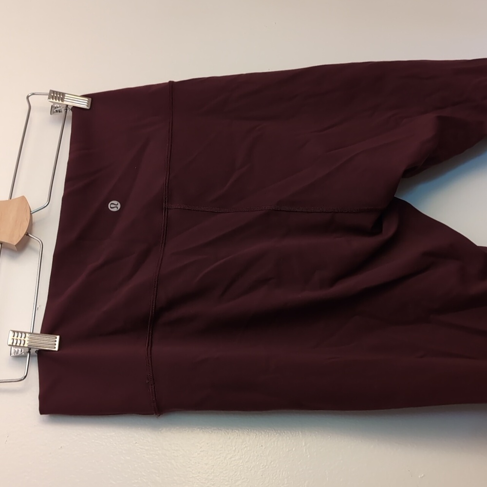 Lululemon Align Like New Berry Red Crop